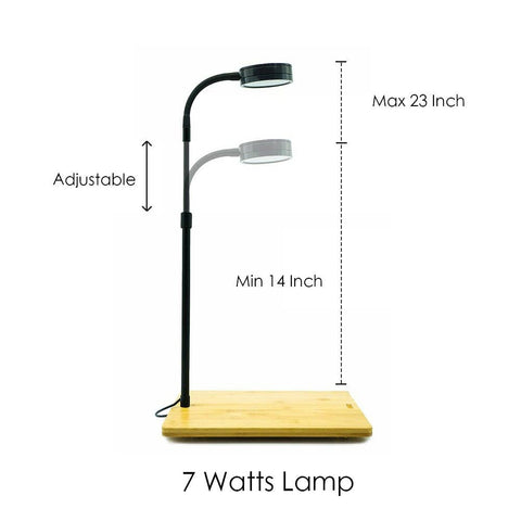 Height Adjustable Nano LED Light: 7 Watts