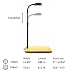 Height Adjustable Nano LED Light: 7 Watts