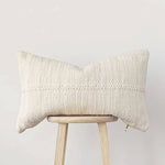 Chindi lumbar pillow in heavy cream