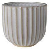 Scalloped, Ceramic Cachepot