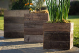 Rustic Reclaimed Wood Planter Box