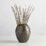 Grey Metal Vase