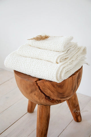 Linen Waffle Towel Set