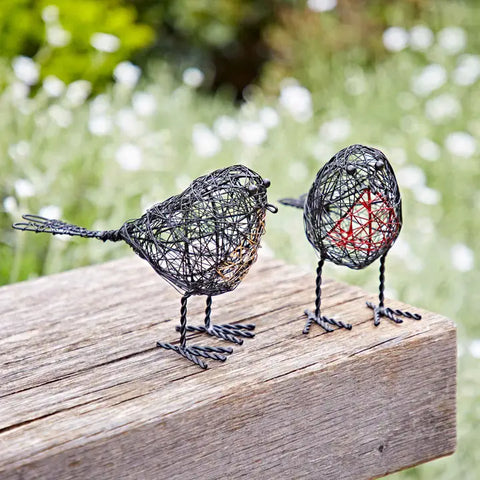 Set of 2 Wire Robins