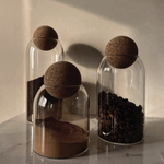 Cork Top Glass Canister