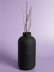 Textured Metal Vase - Oblong