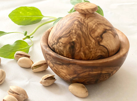 Olive Wood Covered Bowl