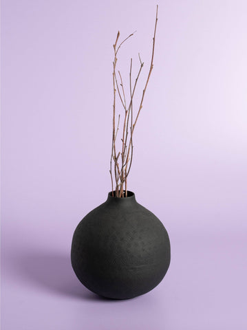 Textured Vase - Round