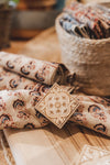 Set of 4 Portuguese Tiles Wooden Napkin Rings - Gift